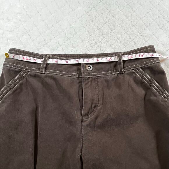CABELA'S Straight Leg Mid Rise Brown Casual Pants Women's Size 6 - Picture 3 of 7